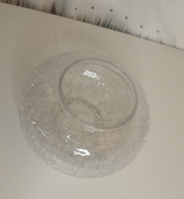 Crackle Glass Bowl