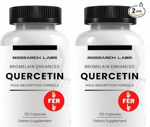 Research Labs Quercetin High Absorption Formula w/Bromelain